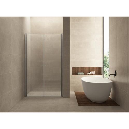 Wiesbaden Douchedeur | 2 Pendeldeuren | 90x200cm | 6mm NANO, Doe-het-zelf en Bouw, Sanitair, Douche, Nieuw, Chroom, Ophalen of Verzenden