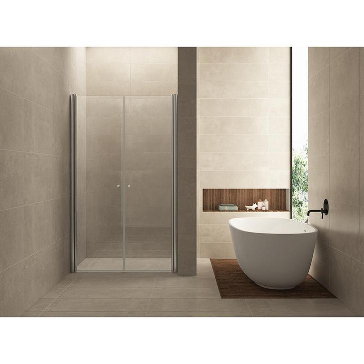Wiesbaden Douchedeur | 2 Pendeldeuren | 90x200cm | 6mm NANO, Doe-het-zelf en Bouw, Sanitair, Douche, Nieuw, Chroom, Ophalen of Verzenden