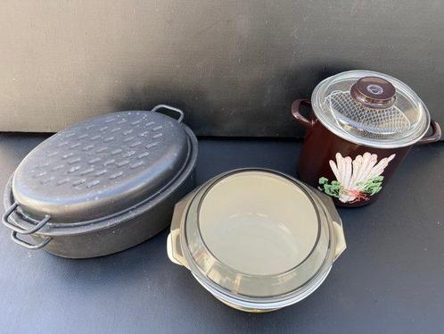 Cocotte (3) - Metal émaillé, Antiek en Kunst, Antiek | Keukengerei