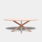 Tafel Ovaal Eikenhout  Matrix Hout  140x90, Huis en Inrichting, Tafels | Eettafels, Nieuw