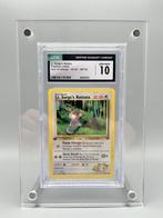 Wizards of The Coast Graded card - Lt. Surges Rattata - 1st, Nieuw