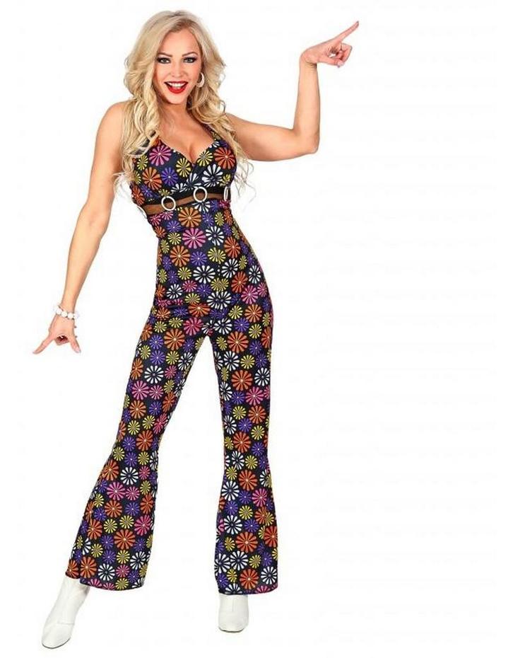 Disco jumpsuit voor dames, Hobby en Vrije tijd, Feestartikelen, Ophalen of Verzenden