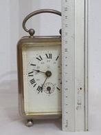 Wekker, Rijtuigklok - Japy Frères &amp; Cie - Metaal - 1910-1920, Antiek en Kunst