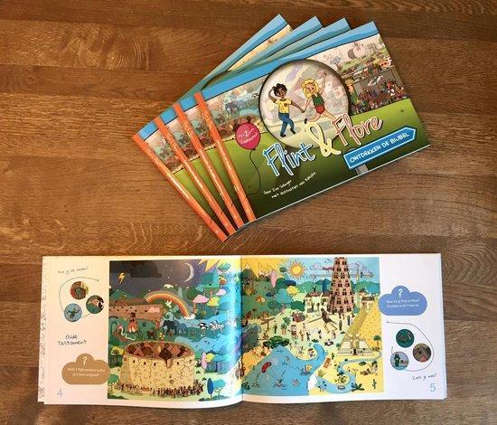 Flint & Flore ontdekken de bijbel 9789492092120 Ivo Solinger, Boeken, Kinderboeken | Jeugd | 10 tot 12 jaar, Zo goed als nieuw