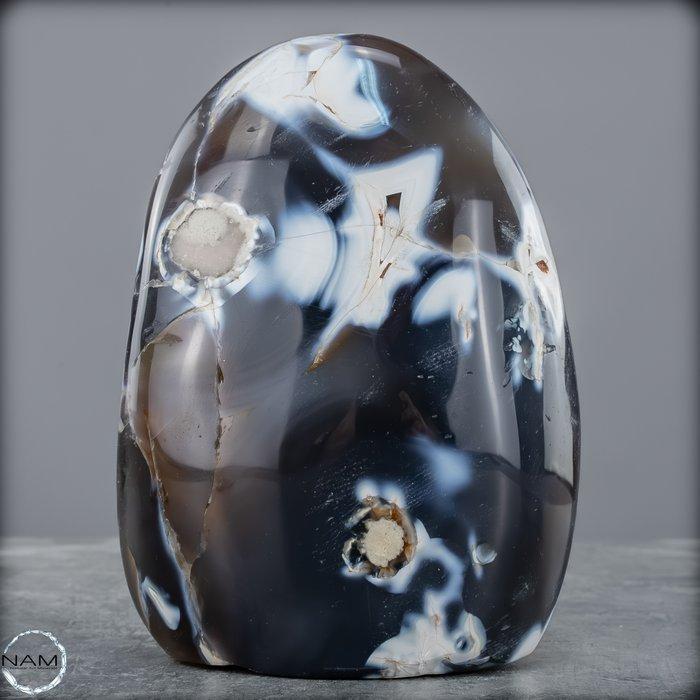 Natuurlijke Orca agaat Vrije vorm- 1037.82 g, Verzamelen, Mineralen en Fossielen