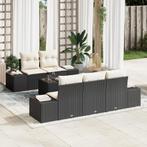 vidaXL 6-delige Sofa Set voor in de Tuin met Kussens in, Verzenden, Nieuw