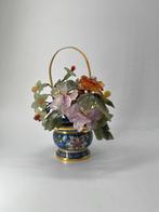 Cloisonné, bol des sept trésors, sculpture, panier de fleurs, Antiek en Kunst