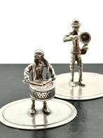 No reserve-Vier stuks Handgemaakte zilveren miniaturen