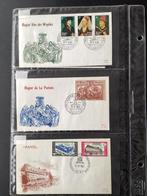Belgique - 190 FDC dans lalbum DAVO, Gestempeld