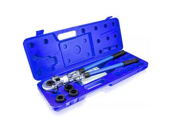 Veiling - Krimptang hydraulisch 4-delig Incl. Koffer & toebe, Doe-het-zelf en Bouw, Gereedschap | Handgereedschap