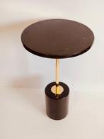 Bijzettafel - Marmer, Messing, Nieuw