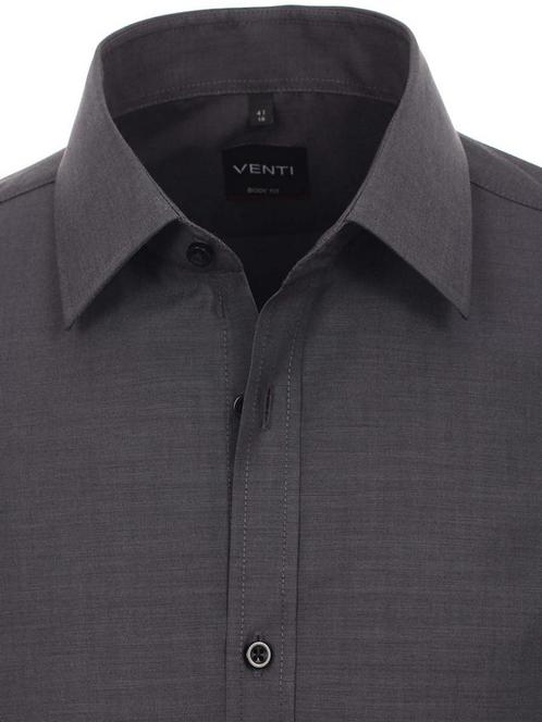Venti Overhemd Zilver Body Fit Kent Kraag 001420-706, Kleding | Heren, T-shirts, Verzenden