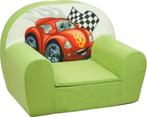 Luxe kinderstoel - zetel - sofa - 60 x 45 - groen cars, Ophalen of Verzenden, Nieuw