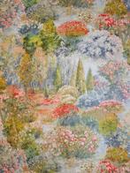 Zeldzame Art Nouveau stof Claude Monet Design - 600x140cm -, Antiek en Kunst, Curiosa en Brocante