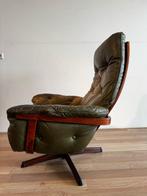 Göte Möbler Nässjö - Fauteuil - Cuir, Métal, Bois - Fauteuil, Antiquités & Art