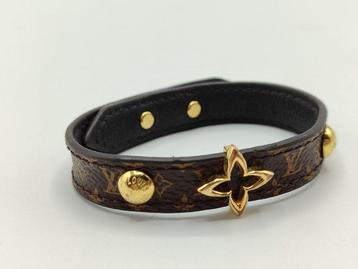 LOUIS VUITTON Dames Armband Leer in Bruin