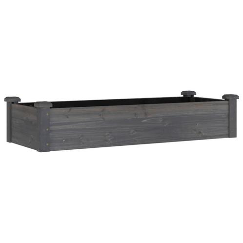 Plantenbak Verhoogd 120cm Grijs | Retour Deal | 40% Korting, Tuin en Terras, Bloembakken en Plantenbakken, Minder dan 30 cm, 100 cm of meer