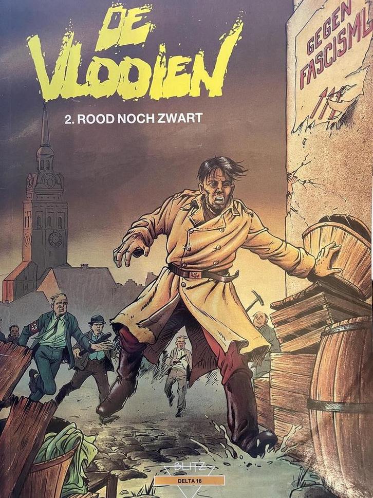 Vlooien / 2 Rood noch zwart / Blitz! / 16 9789066611214, Boeken, Stripverhalen, Gelezen, Verzenden