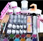 Nep nagels acryl nagel kit set gel startpakket nepnagels man, Verzenden, Nieuw