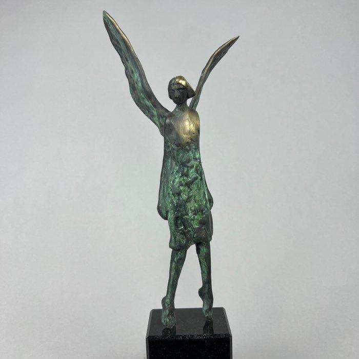 J. Zak (XX-XXI) - I’m yourAngel ( 35cm, bronze), Antiek en Kunst, Kunst | Designobjecten