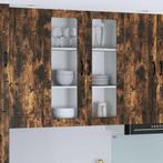 vidaXL Keukenkast aan de muur Rook Eiken 80 x 31 x 100 cm, Huis en Inrichting, Verzenden, Nieuw