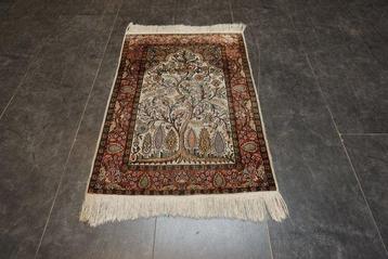 Kasjmier zijde - Tapijt - 90 cm - 61 cm beschikbaar voor biedingen