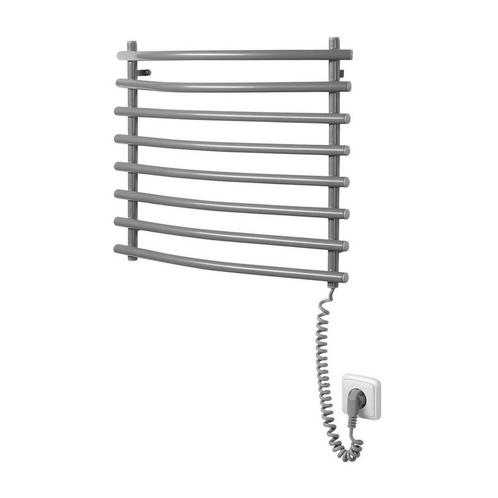 Elektrische Handdoekradiator Sapho Aqualine Gebogen 46.5x50, Doe-het-zelf en Bouw, Sanitair, Overige typen, Nieuw, Ophalen of Verzenden