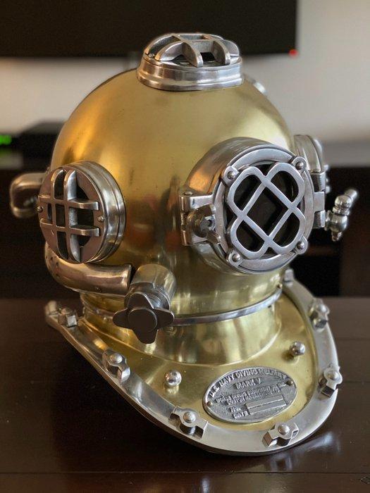 Duikhelm - XXL deluxe U.S. Mark V Deep Sea Divers-helm -, Antiek en Kunst, Kunst | Designobjecten