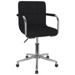 Zwarte Draaistoel Eetkamer | Retour Deal | Comfortabel &..., Huis en Inrichting, Verzenden, Nieuw, Zwart, Trendy/Modern