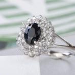 Sans prix de réserve - Bague Argent - 1.00ct. tw. Saphir