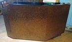 Bureau - Glas, Hout - Vintage DJ-tafel – bronzekleurige, Nieuw