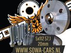 Spacers 20mm VW golf 5 6 7 8 tiguan 5x112 Spoorverbreders, Ophalen of Verzenden