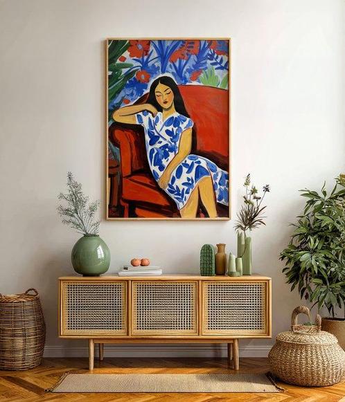 E. García - LA HAWAIANA - XL (NO RESERVE), Antiek en Kunst, Kunst | Schilderijen | Modern
