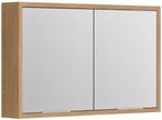 2dekans | Allibert Sorento spiegelkast 120 cm 2 deurs met, Ophalen of Verzenden, Nieuw