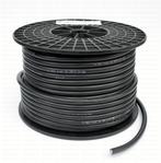 Dubbel geisoleerde accukabel 50 mm² Zwart IEC60332-3-24, Ophalen of Verzenden
