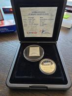 Nederland. 1 Gulden 2001 Zilveren postzegel + Zilveren, Postzegels en Munten