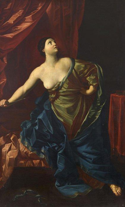 Guido Reni (1575-1642), Scuola di - Lucrezia Romana, Antiek en Kunst, Kunst | Schilderijen | Klassiek