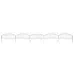 vidaXL Schuttingset gebogen 77,3x26 cm groen, Verzenden, Nieuw