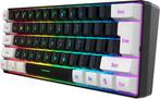 2dekans | HXSJ V700 RGB Compact Gaming Toetsenbord Qwerty 61, Computers en Software, Toetsenborden, Ophalen of Verzenden, Nieuw