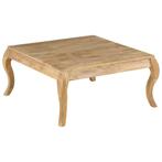 vidaXL Salontafel 80x80x40 cm massief mangohout, Huis en Inrichting, Verzenden, Nieuw