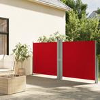 vidaXL Windscherm uittrekbaar 140x1200 cm rood, Verzenden, Nieuw