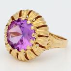 Ring - 18 karaat Geel goud - Amethist, Nieuw