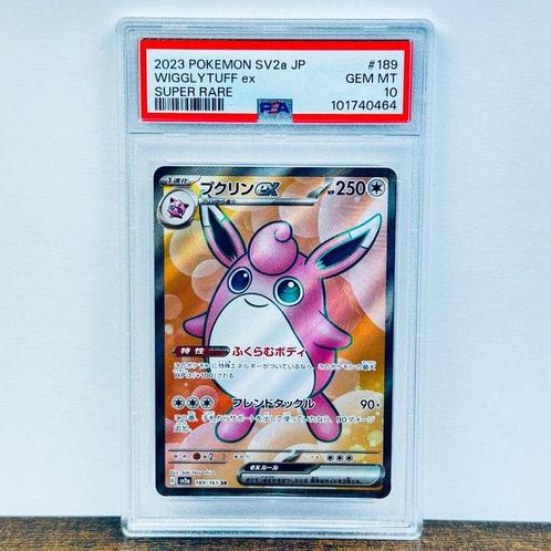 Pokémon Graded card - Wigglytuff Ex - Sv2a #189 - Pokémon -, Hobby en Vrije tijd, Verzamelkaartspellen | Pokémon