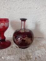 Carafe - Cristal - Bohème Carafon et verre, Antiek en Kunst