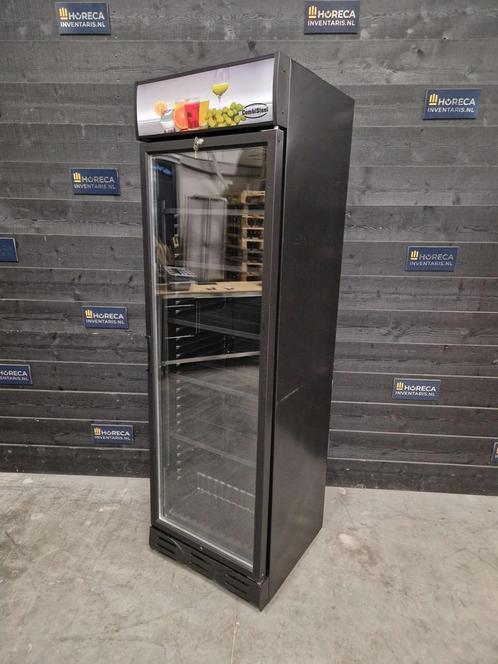 Combisteel glasdeur koelkast met verlichte kap | zwart |, Zakelijke goederen, Horeca | Keukenapparatuur, Gebruikt