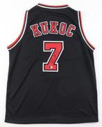 NBA - Toni Kukoc - Autograph Zwarte aangepaste basketbaltrui