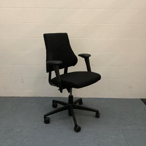 BMA AXIA Ergo- bureaustoel met lage rug, Zwart, Maison & Meubles, Chaises de bureau
