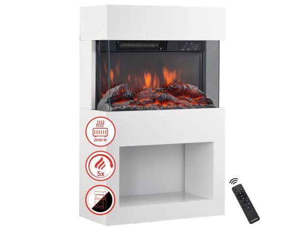 Veiling - Elektrische haard HENRI - Wit, Huis en Inrichting, Haarden, Nieuw