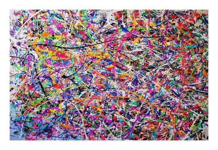Giovanni Daurea - ABS LABYRINTH 9 (XXL), Antiek en Kunst, Kunst | Schilderijen | Modern