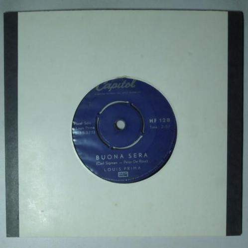 Louis Prima - Buona sera / Oh Marie - Single, Cd's en Dvd's, Vinyl Singles, Single, Gebruikt, 7 inch, Pop